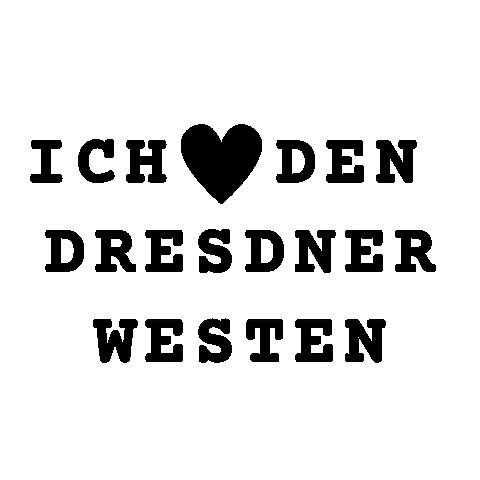 Dresden Love Sticker by Felix Hitzig