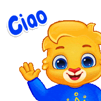 Ciao Bella Hello Sticker by Lucas and Friends by RV AppStudios