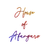 HouseofAfangaro fashion brand fashion house afangaro house of afangaro Sticker