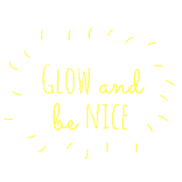 beauty glow Sticker