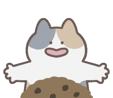 Hungry Cat Sticker