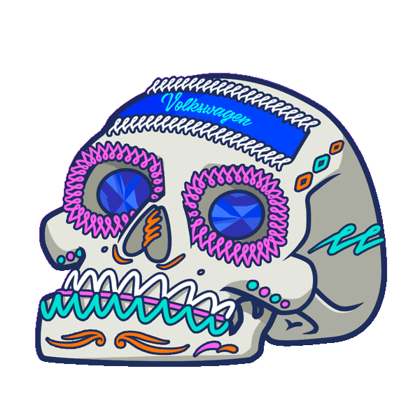 Art Halloween Sticker by volkswagenmx