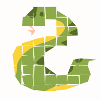 Snake Pixels GIF