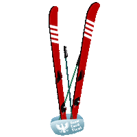 snowcard_tirol winter ski austria urlaub Sticker
