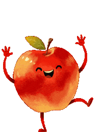 vividora26 heart apple 하트 finger heart Sticker