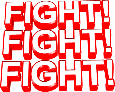 fight text Sticker