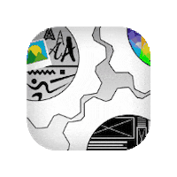 lalaleotta bila lalaleotta bilaar alfabetizacionvisual Sticker