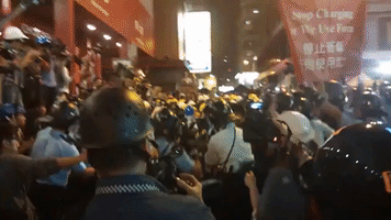 Hong Kong Police Clash With Protesters