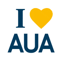Heart Love Sticker by AUA Communications