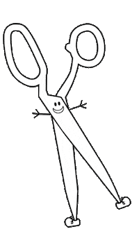Sewing Scissors Sticker