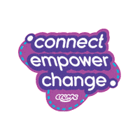 CREATEfnd change connect empower create foundation Sticker