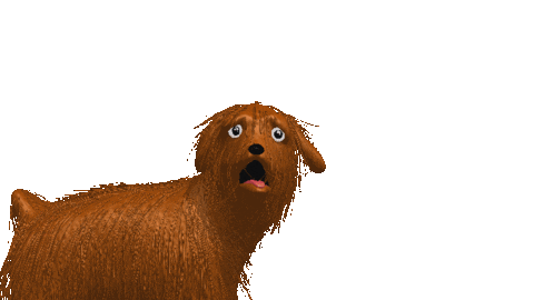 Sad Dog Sticker by Fantastic3dcreation