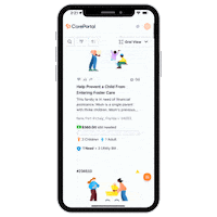 Social Work Family Sticker by CarePortal