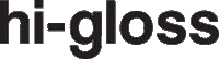 hi-gloss logo marketing miami marketing agency Sticker