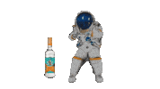 Dance Astronaut Sticker by Captain Morgan