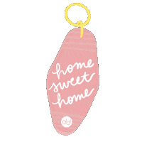 Home Sweet Home Keychain Sticker by Novalis Innovative Flooring®
