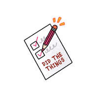 Work From Home Checklist Sticker by Passion Planner