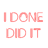Text Finishing Sticker by Lawrence Becker