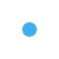 Illustrated gif. Ocean blue circle expanding and contracting, directing your breath. "Inhale," 2, 3, 4, "We will, defeat, Trump, in 24, exhale," 2, 3, 4.