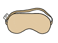 Silk Eyemask Sticker by Slumber Glow