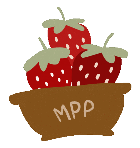 Strawberry Mpp Sticker by Graveto