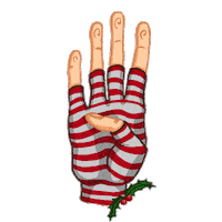 Christmas Finger Sticker by Stickerpacks.design