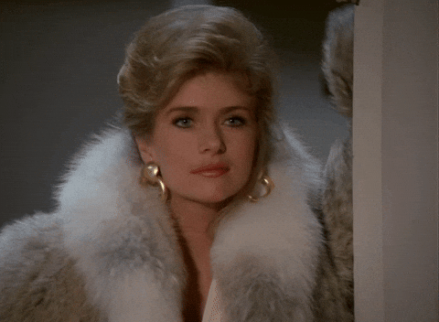 furglamor giphyupload 1980s fur coat fur glamor GIF