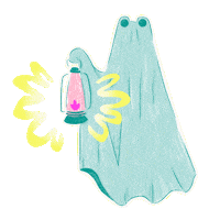 Trick Or Treat Halloween Sticker by Poupoutte