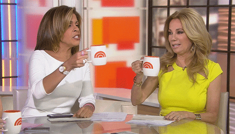 hoda kotb cheers GIF