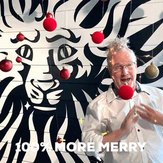 PublicisGIFmas giphyupload happy christmas excited GIF