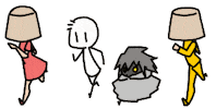 kokira fun kawaii run かわいい Sticker