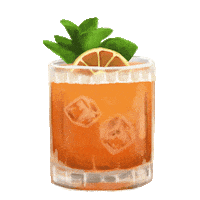 stevethebartender drink orange cocktail juice Sticker