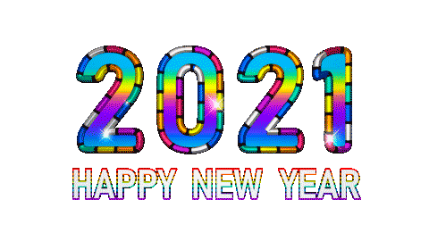 Happy New Year Typography Sticker by Omer Studios