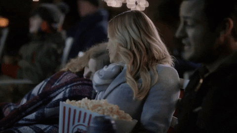 holiday movie popcorn GIF by Hallmark Channel