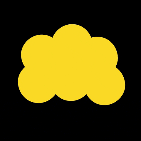 Yellow Cloud GIF by Mia's Miracles
