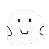 Halloween Ghost Sticker by Jonny Bummers