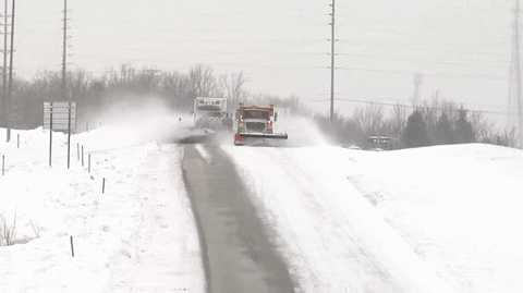snow drifting GIF