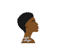 blackhair Sticker