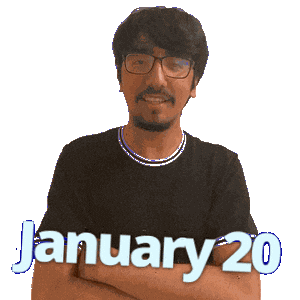 January 20 Sticker