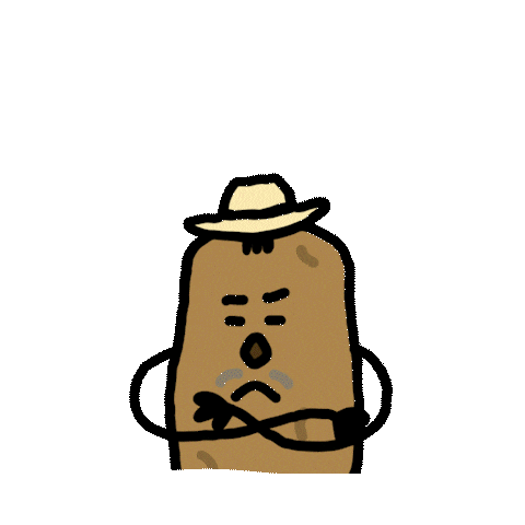 cjenmtvn giphyupload potato tvn mz Sticker