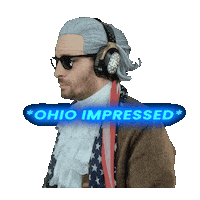 Ohio Im Impressed Sticker