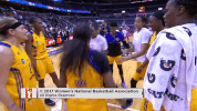 wnba dancing basketball sparks team. celebrate GIF
