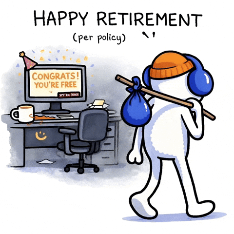 Happy Retirement (per policy) | Ah-Z Studio