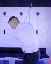 Depaul University Golf GIF by DePaul Blue Demons