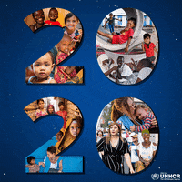 USAforUNHCR 2020 new year happy new year refugees GIF