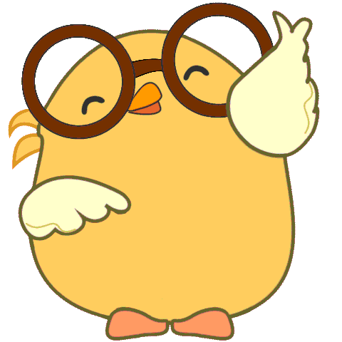 Happy Glasses Sticker