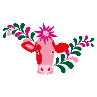 Kuh Sticker by SalzburgMilch