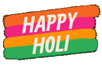 Holi Festival Hindi Sticker by Sonamm
