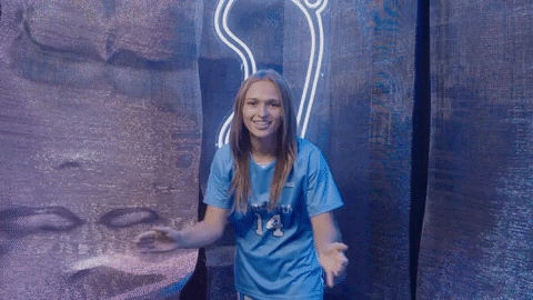 Excited Lets Go GIF by UNC Tar Heels