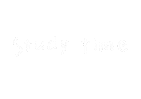 Study Time Sticker